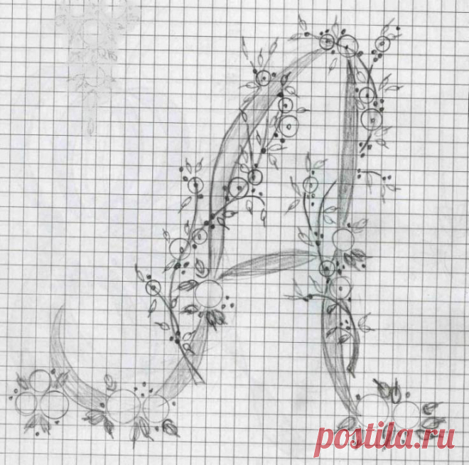 Вышивка рококо / схемки