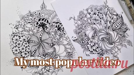 My most Popular Video I tried to redraw the bouquet in the most popular video among my videos.  Please enjoy watching.저의 유튜브 영상중 가장 인기 있는 영상 속 꽃다발을 다시 그려 보았습니다. 즐겁게 시청해 주세요.INSTAR...