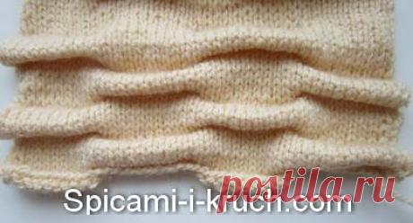 Эффект клоке спицами мастер-класс