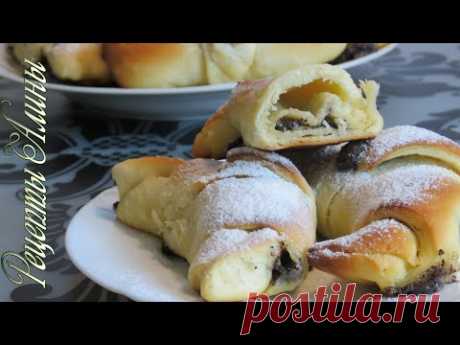 Рецепты Алины. Вкусная выпечка с маковой начинкой. Delicious pastries with poppy seeds. - YouTube