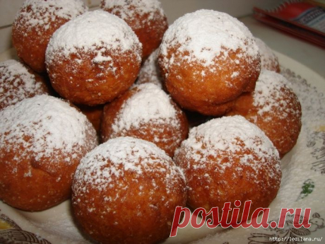 Простые рецепты. Московские и банановые пончики. Очень вкусно!