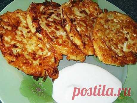 Восхитительные капустные оладушки на кефире
