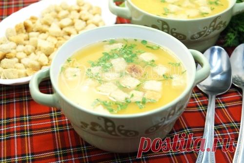 Постный гороховый суп-пюре Вкусный и легкий постный гороховый суп для вашего меню.