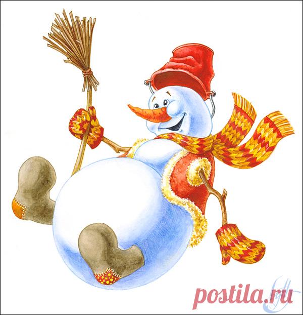 Открытки, анимация, картинки - Зима - Зимние анимационные открытки картинки Открытки, картинки, анимашки, gif