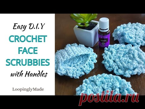 The Best Crochet Face Scrubbies with Handles