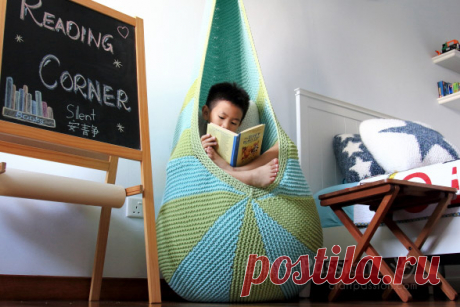 Cocoon Hanging Seat - Бесплатный шаблон для вязания | Творчество