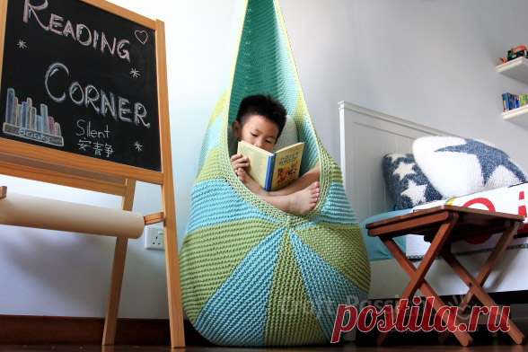 Cocoon Hanging Seat - Бесплатный шаблон для вязания | Творчество