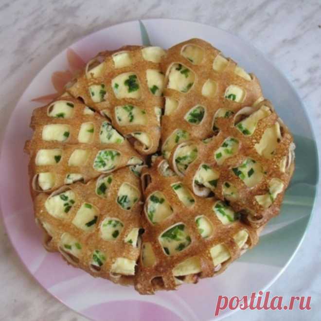 ФАРШИРОВАННЫЕ ОМЛЕТОМ С ЗЕЛЕНЬЮ И СЫРОМ.Ай да Еда!