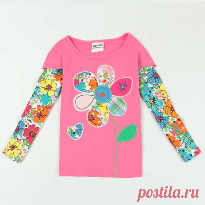 clothing Picture - More Detailed Picture about children t shirts girls clothes brand kids wear embroider flower fashion spring/autumn long sleeve clothing for girls Picture in Tees from Sunrise company | Aliexpress.com | Alibaba Group