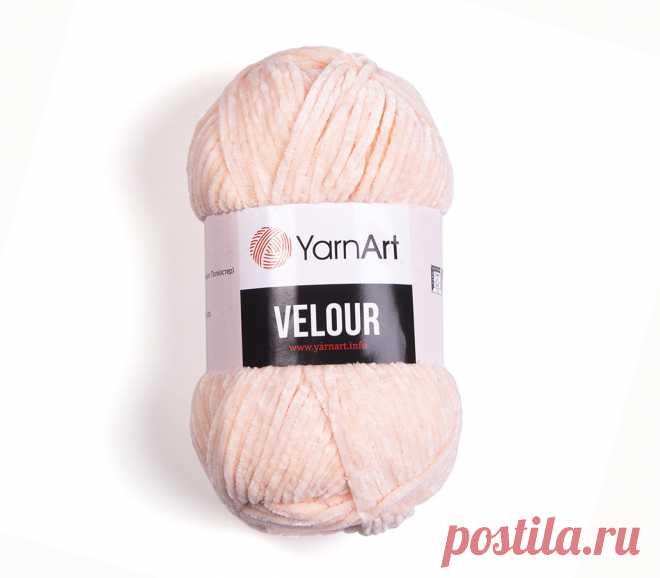 Пряжа YarnArt Velour 843 кофе с молоком купить по цене 175.00 руб. в Новосибирске