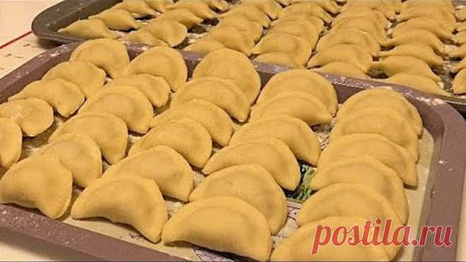 Заварное тесто. Вареники с мясом./Dumplings with meat