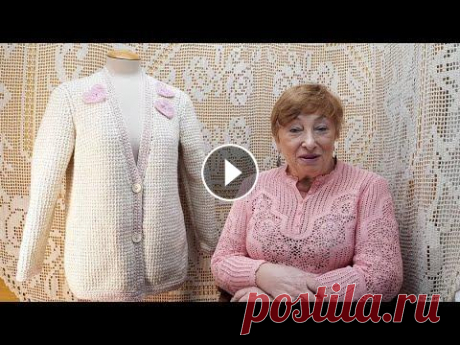 Жакет &quot;Эврика&quot;. Мастер-класс по вязанию крючком от О. С. Литвиной. Жакет &quot;Эврика&quot;. Дорогие мои рукодельницы, если вам нравятся мои видеоуроки и мастер-классы, буду рада вашей помощи на развитие моего канала ...