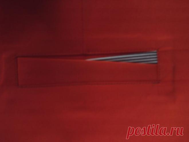 прорезной кармашек мк