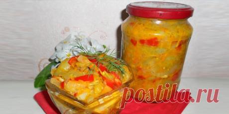 Салат из зеленых помидоров с морковью на зиму: рецепт