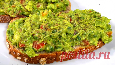 Вкуснейшие бутерброды с авокадо. Самое вкусное, что можно приготовить из авокадо, я в восторге от них | Рецепты в гостях у Вани | Дзен