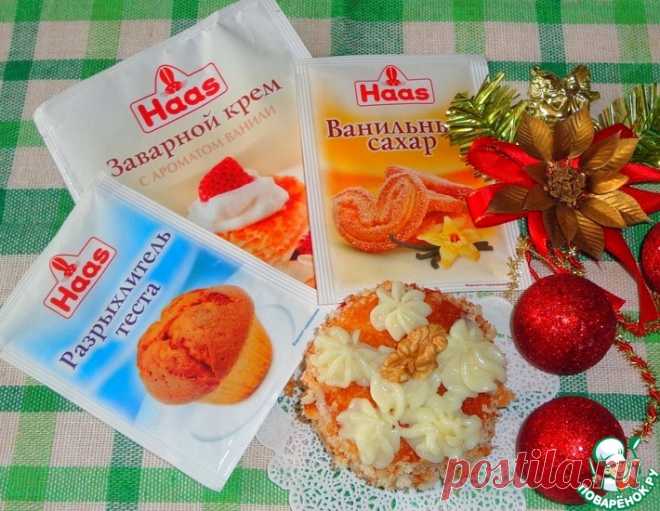 Бисквитное пирожное с заварным кремом – кулинарный рецепт