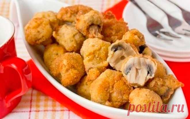 Шампиньоны с хрустящей корочкой. Пальчики оближешь!Шокуючi новини