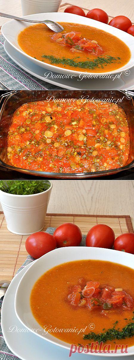 Томатный суп с духовкой - Рецепт