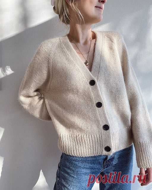 Champagne Cardigan by PetiteKnit