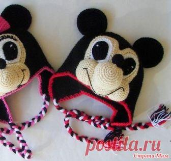 ШАПКА Минни МАУС крючком Minnie Mouse - Страна Мам