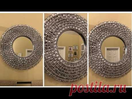 Dollar Tree DIY || Glam Wall Mirror