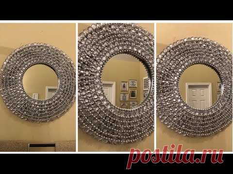 Dollar Tree DIY || Glam Wall Mirror