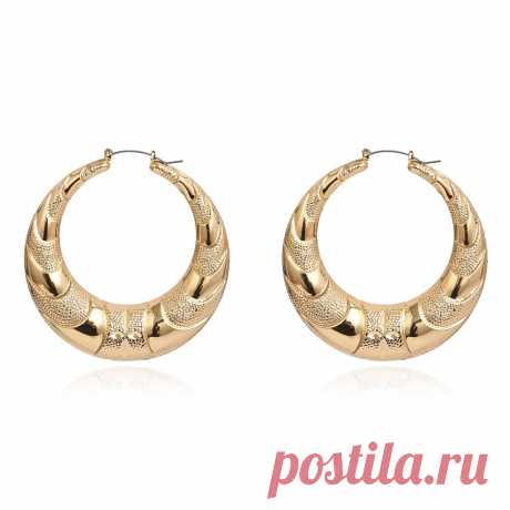 1.399 р-Серьги-кольца под золото, Grande Stella (Арт.: 82890-7) купить по выгодной цене в Интернет-магазине Море блеска