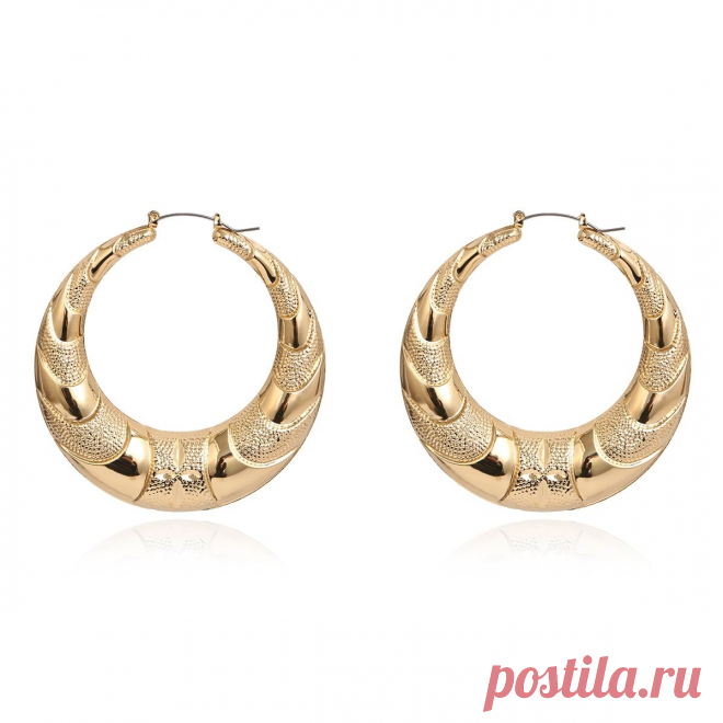 1.399 р-Серьги-кольца под золото, Grande Stella (Арт.: 82890-7) купить по выгодной цене в Интернет-магазине Море блеска