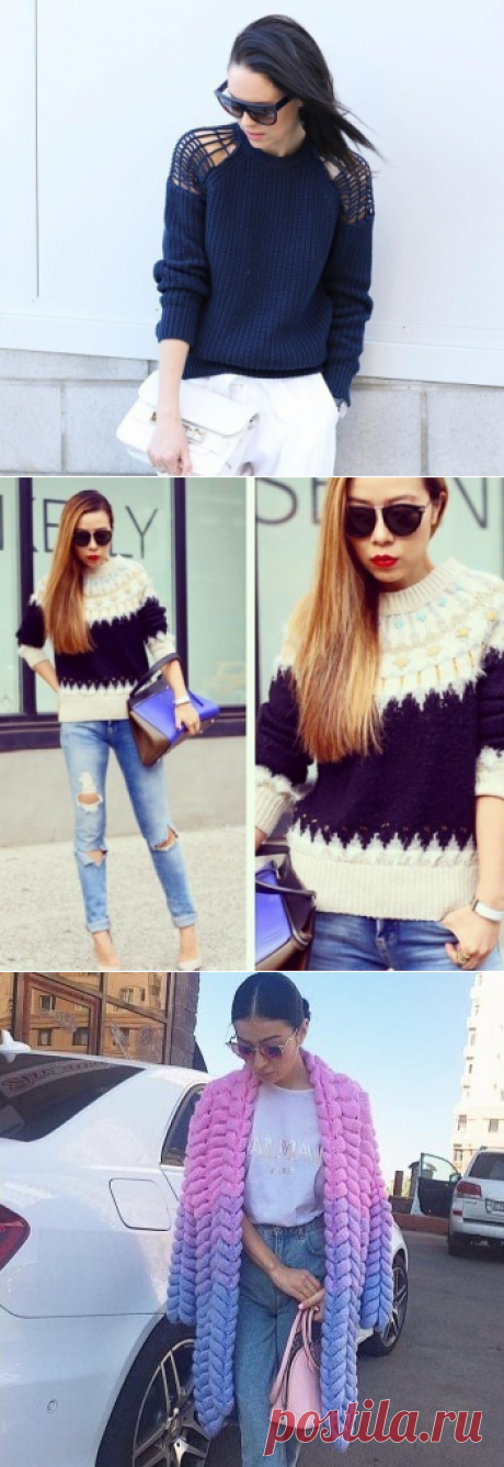 Интересные свитера Street Style (трафик) / Street Style / ВТОРАЯ УЛИЦА