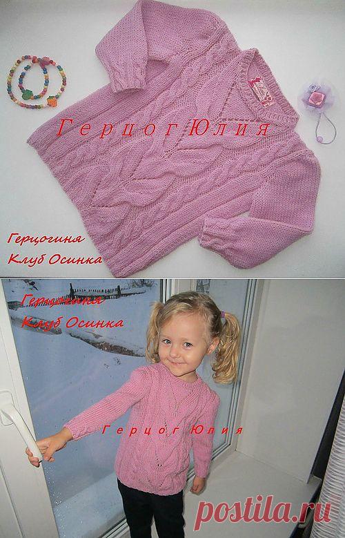 Туника для девочки "Орхидея".