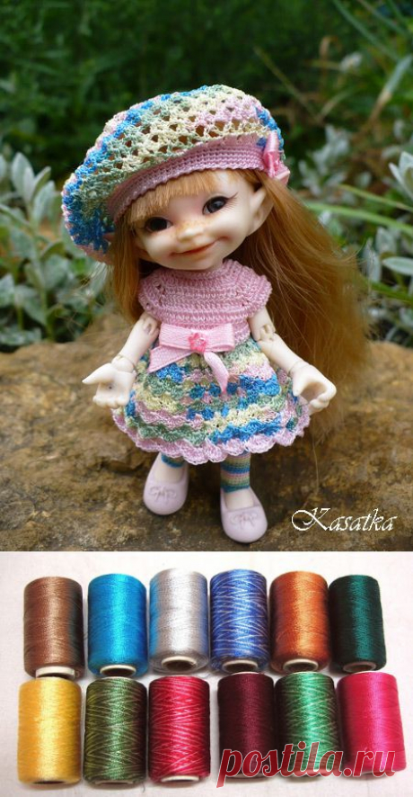 KasatkaDollsFashions: Обзор ниток для вязания одежды на маленьких кукол
