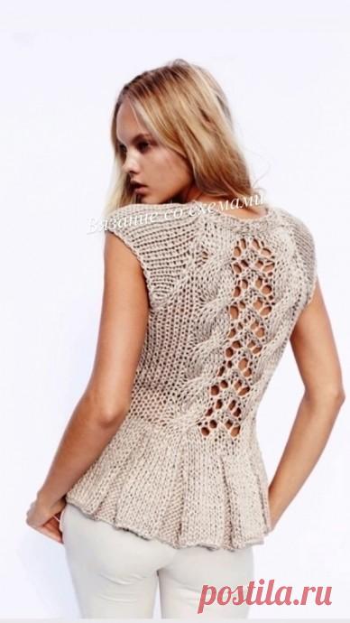 Интересный вариант блузы, берем на заметку!