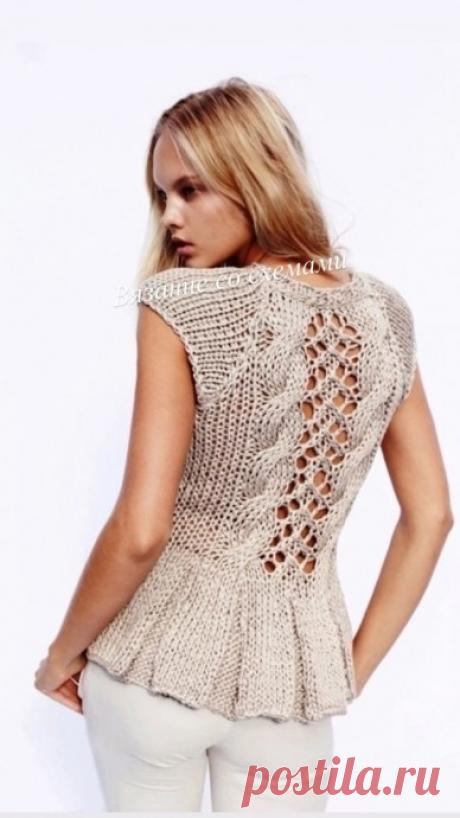 Интересный вариант блузы, берем на заметку!