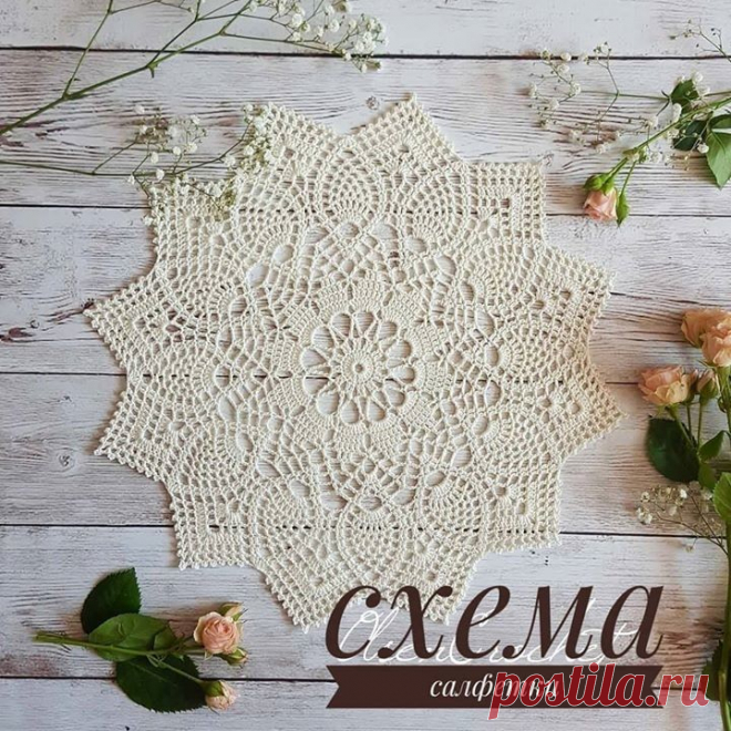Салфетки крючком