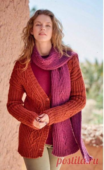Пост на стене КАРДИГАН И ШАРФ