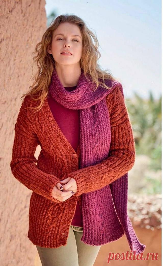 Пост на стене КАРДИГАН И ШАРФ