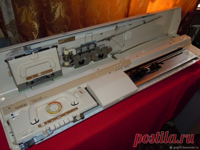 Японская электронная вязальная машина Бразер KH-910. №--7144 купить в интернет-магазине Ярмарка Мастеров по цене 40000 ₽ – KNRLCRU | Инструменты для вязания, Кемерово - доставка по России