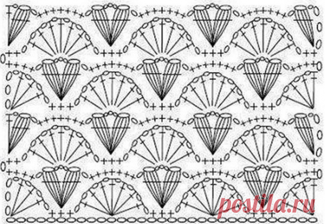 Красивый узор крючком - в коллекцию рукодельницам