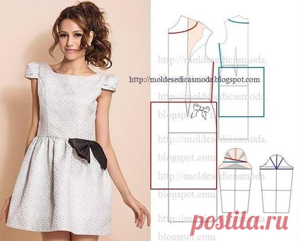 Готовимся к весне. Выкройки платьев.