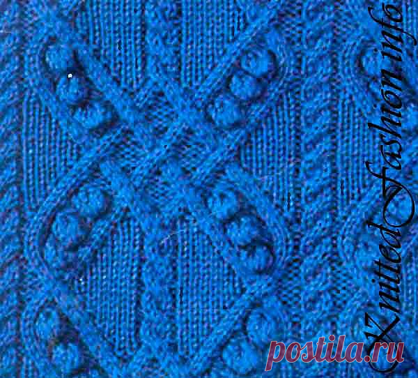 Узор "сложные переплетения" - KnittedFashion.info - Модное Вязание