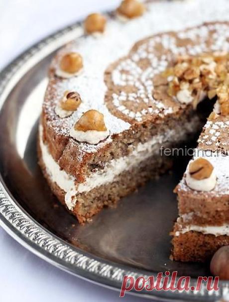 Вкуснейший швейцарский ореховый торт без муки на скорую руку | FEMIANA