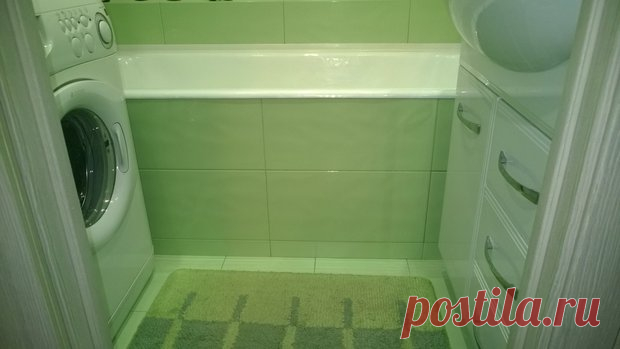 Ванная: зеленая свежесть