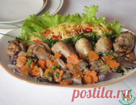 Куриные голени с лимонным картофелем – кулинарный рецепт