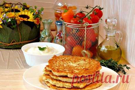 Куриные оладьи с сыром