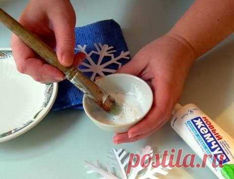 Украшаем окна снежинками / Новый год / Новогодний декор