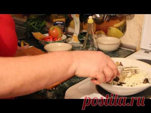 Салат с опятами «Мухомор» / Простые рецепты