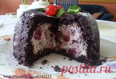 ИТАЛЬЯНСКИЙ ШОКОЛАДНЫЙ ДЕСЕРТ ИЛИ ТОРТ-КУПОЛ (ZUCCOTTO)