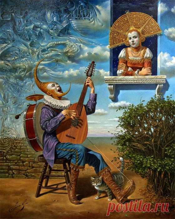 Illusions of Absurdity. Perfect Stranger, Michael Cheval (Михаил Хохлачев), арт галерея живописи. Страница get.