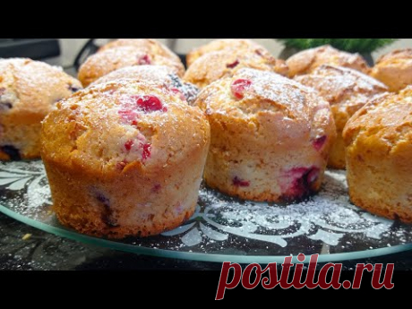 Рецепт без заморочек Все смешала и в духовку! Очень вкусные кексы (маффины).