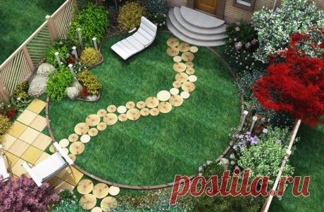 Дизайн участка своими руками